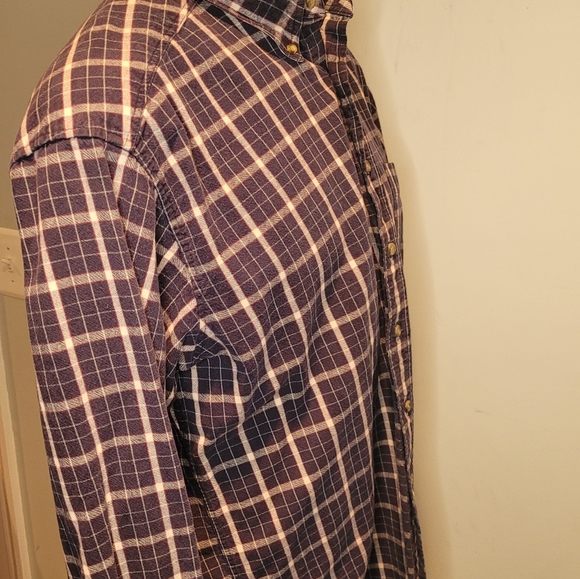Woolrich Flannel Size XL Blue - Picture 5 of 6